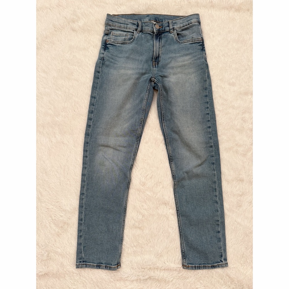 Zara Men’s Light Blue Slim Straight Jeans